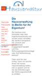 Mobile Screenshot of cghausverwaltung.de